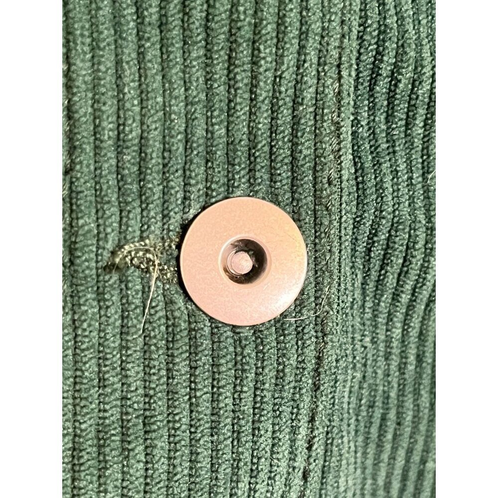 Retro Corduroy Skirt Green 7 Festive Holiday Classic Chic Preppy Y2K Grunge 80s - Picture 4 of 10